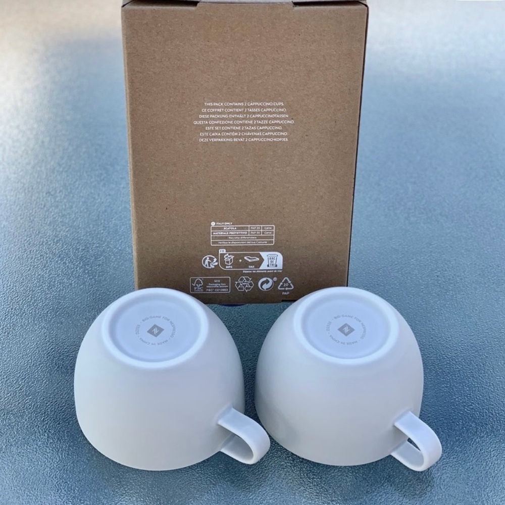 Brand New Nespresso Cappuccino Cups - Picture 3 of 7